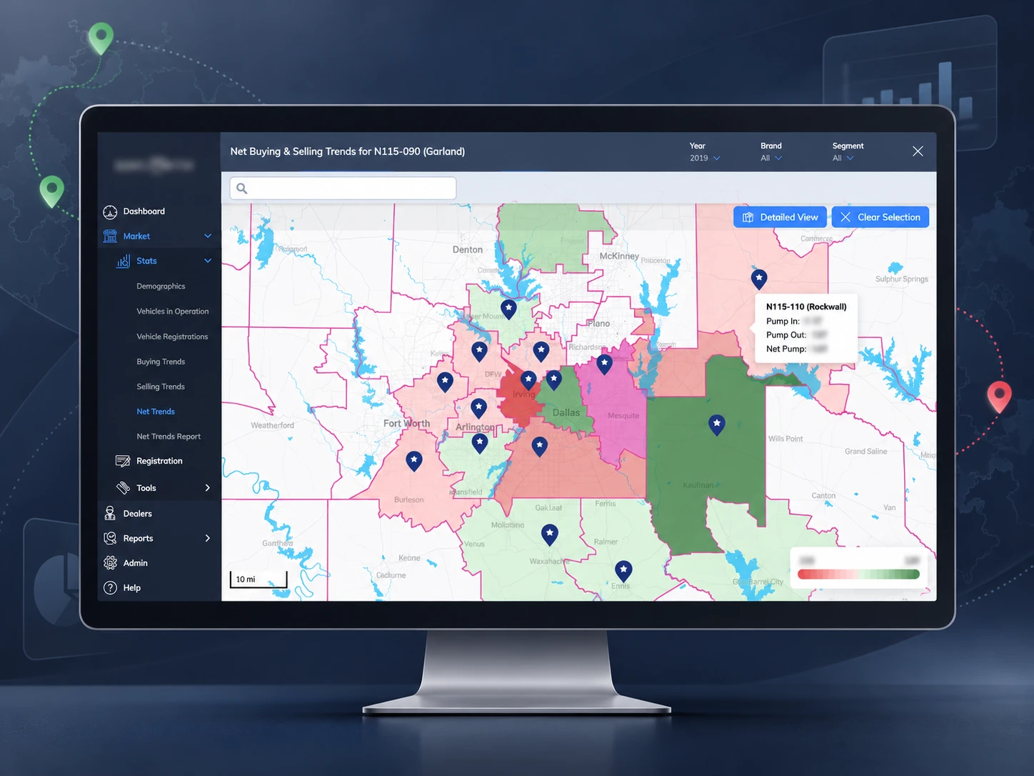 Local Sales Heatmap