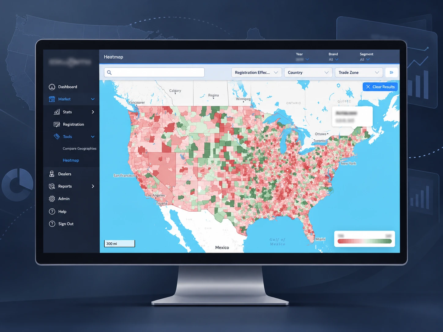 National Sales Heatmap